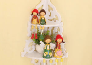 floating corner shelf