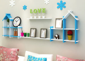 house shape shelf