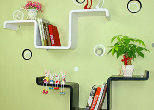 chic wall shelf