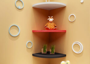 corner wall shelf