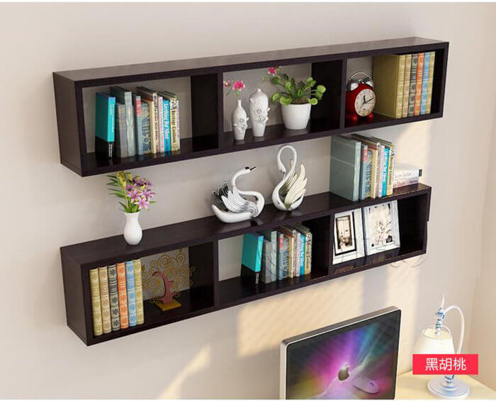 black-clolor-wall-mount-childrens-bookshelf