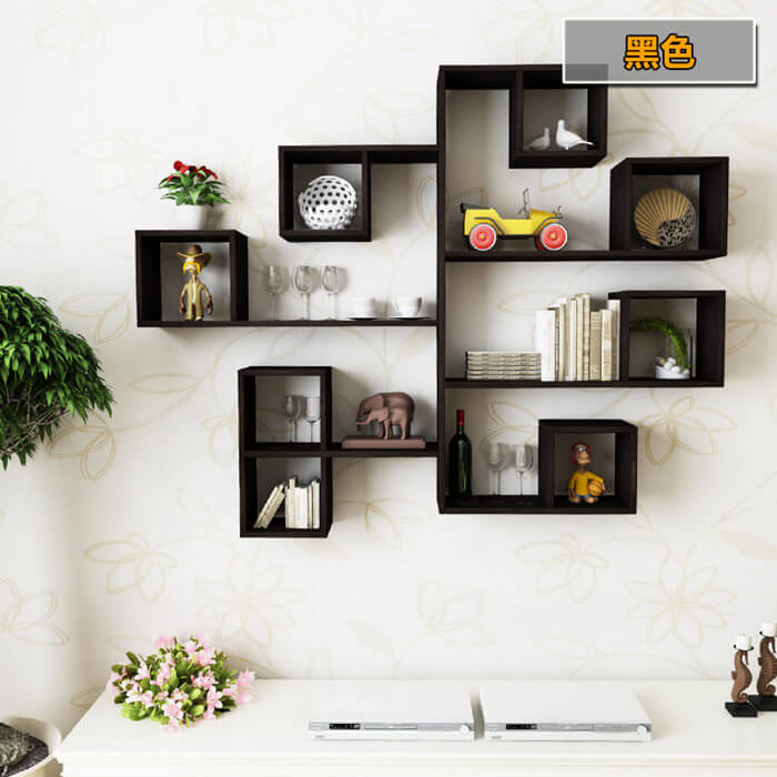 Perfect Multi Cubes Wall Hanging Book Shelf BS009 to Esshelf