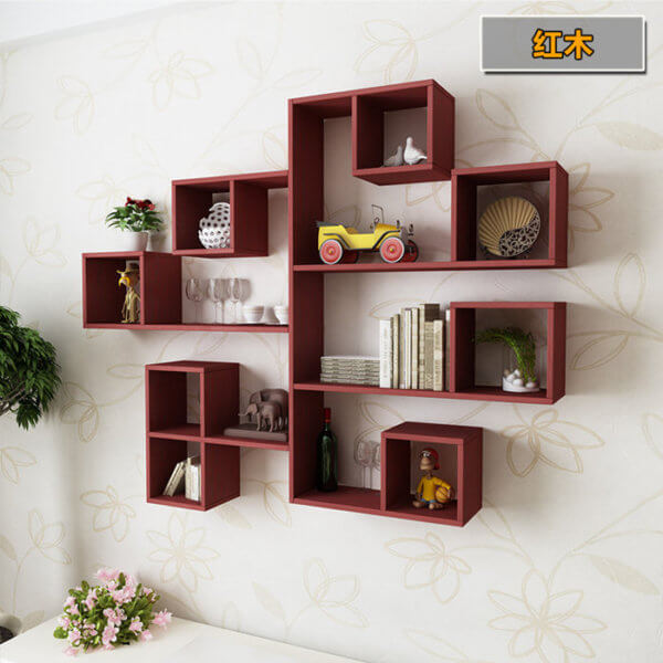 Perfect Multi Cubes Wall Hanging Book Shelf BS009 to Esshelf
