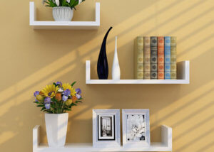 wall mounted bookshelf