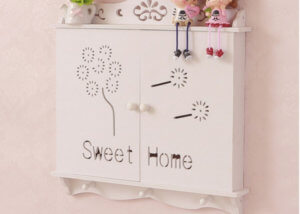 wall mounted meter box shelf