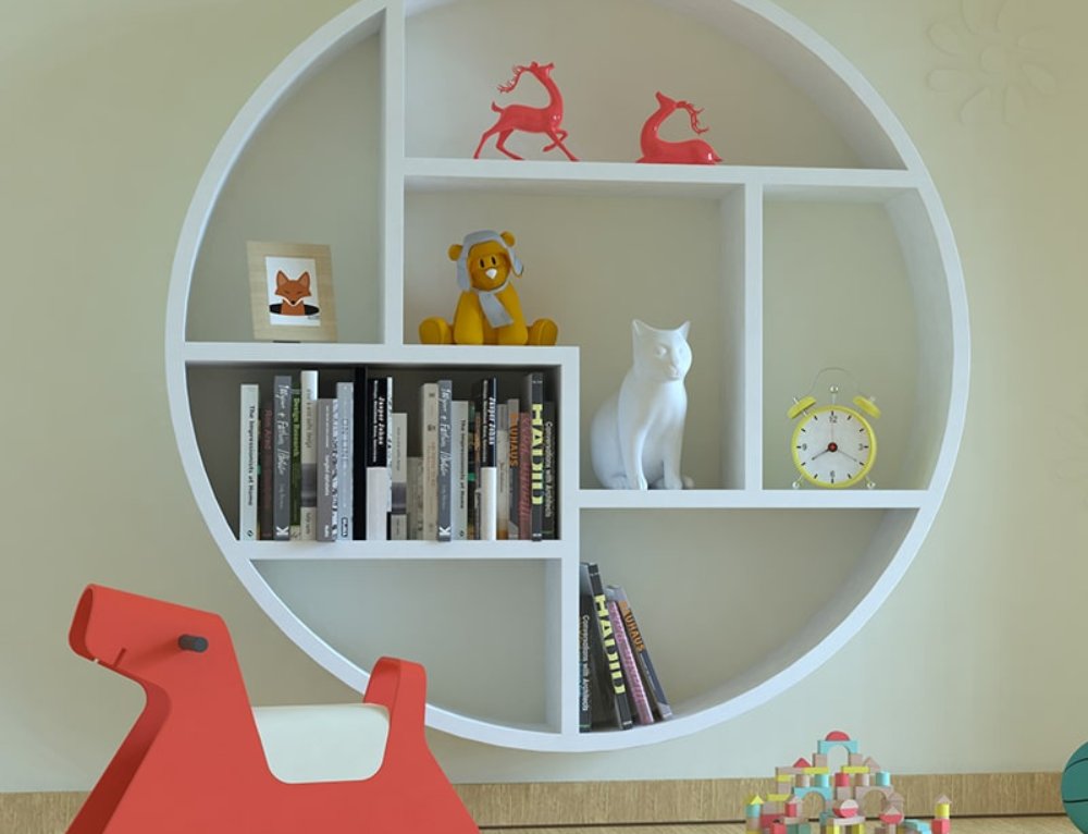 Hello Kitty Wall Shelf Kitty Shaped Decor Shelf For Kids Room CS029